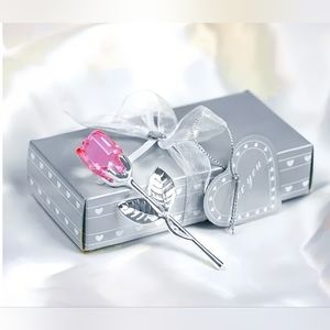 Mini Pink Crystal Rose